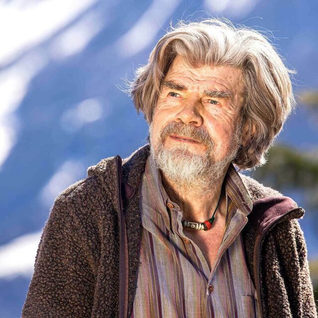 Bergsteiger Reinhold Messner im Porträt