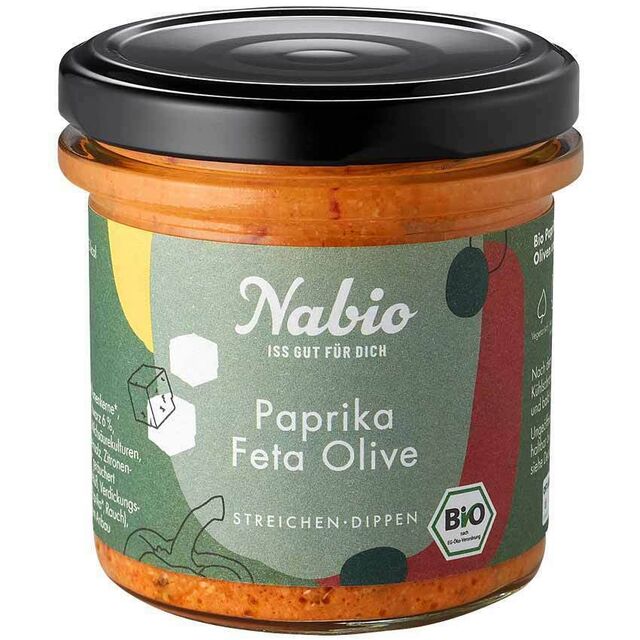 Aufstrich Paprika Feta Olive von Nabio