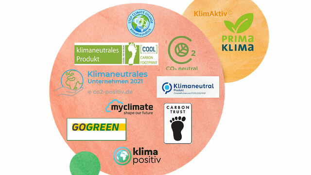 Label, die Klimaneutralität versprechen