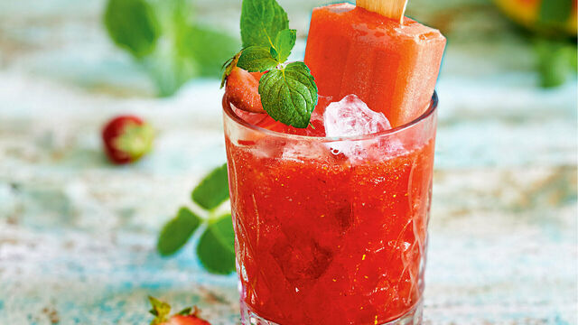 Wassermelonen-Eis-Cocktail